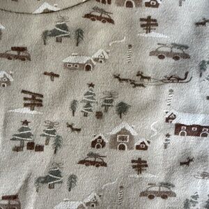 Rylee + Cru Cream and Brown Baby Pajama Set